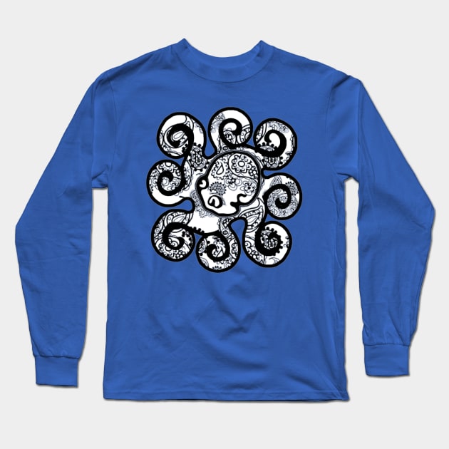 Octopus - Tentacles paisley Long Sleeve T-Shirt by Bits